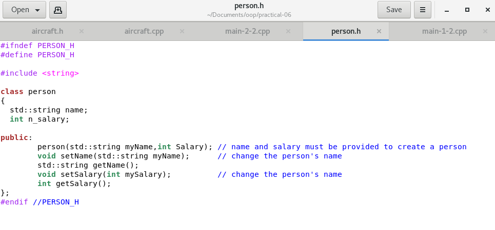 Solved C 2 2 Define And Implement A Class Named Aircraft Chegg Com