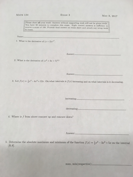 Solved What Is The Derivative Of x 2 e x 2 Answer Wh Chegg