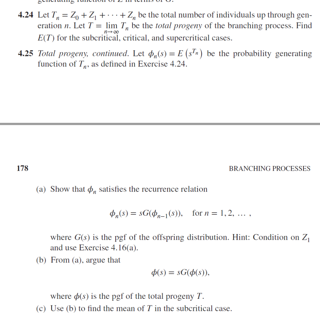 Solved Only 4 25 Thank You 4 16 Consider A Branching Pr Chegg Com