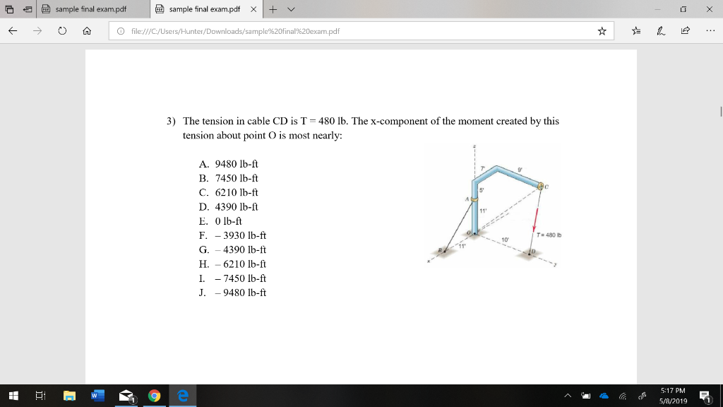 6210 Exams