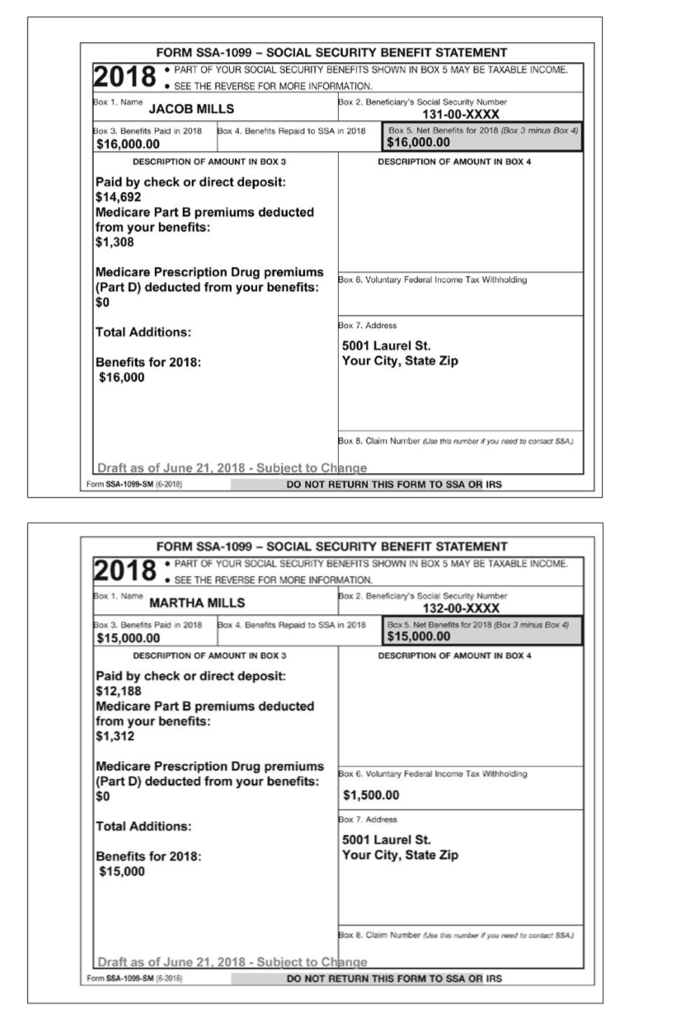 Example Of Non Ssa 1099 Form When Are Social Security