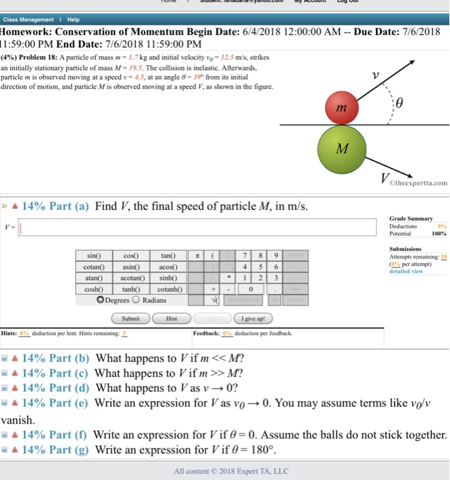 Momentum practice worksheet picture