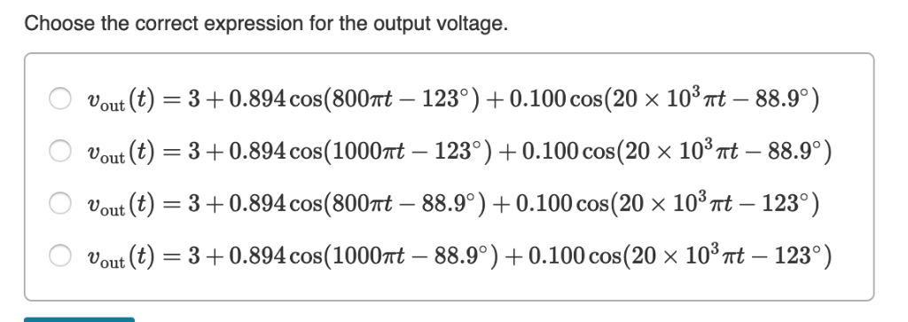 Solved The Input Signal Of A First Order Lowpass Filter W Chegg Com