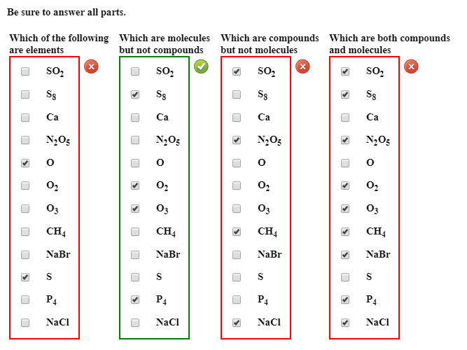 Solved Be Sure To Answer All Parts Which Of The Following Chegg Com