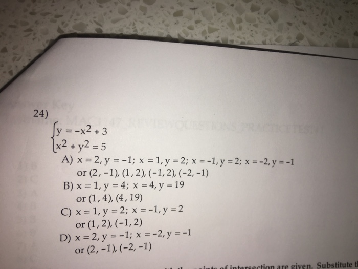 24 Y X2 3 X2 Y2 5 A X 2 Y 1 X 1 Y 2 X Chegg Com