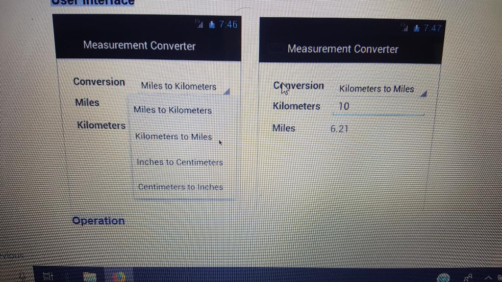 al 7.46 ?7.47 Measurement Converter Measurement Converter Conversion Miles to Kilometers Miles Kilometers Croversion Kilometers to Miles Kilometers 10 Miles Miles to Kilometers Klometers to Miles Inches to cent 621 CeAtirasterste lnches Operation