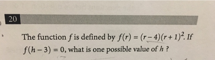 Solved The Function F Is Defined By F R R 4 R 1 2 Chegg Com