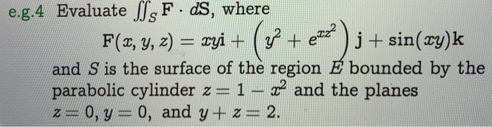 E G 4 Evaluate Jjs F Ds Where J Sin Zy K And S Is Chegg Com E G 4 Evaluate Jjs F Ds Where J Sin Zy K And S Is Chegg Com