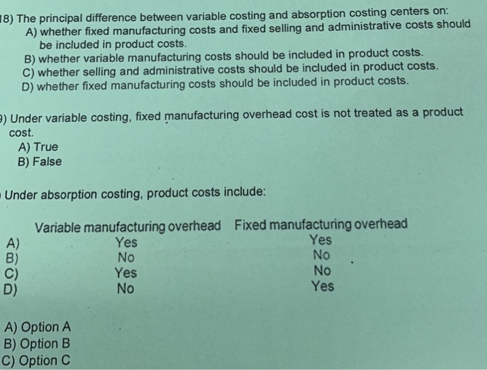 difference between variable cost and fixed cost