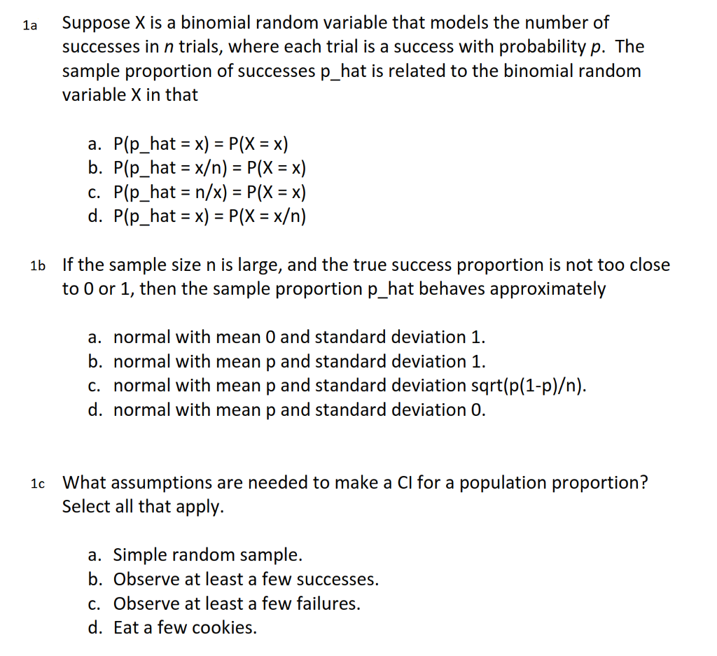 Solved Suppose X Is A Binomial Random Variable That Model Chegg Com