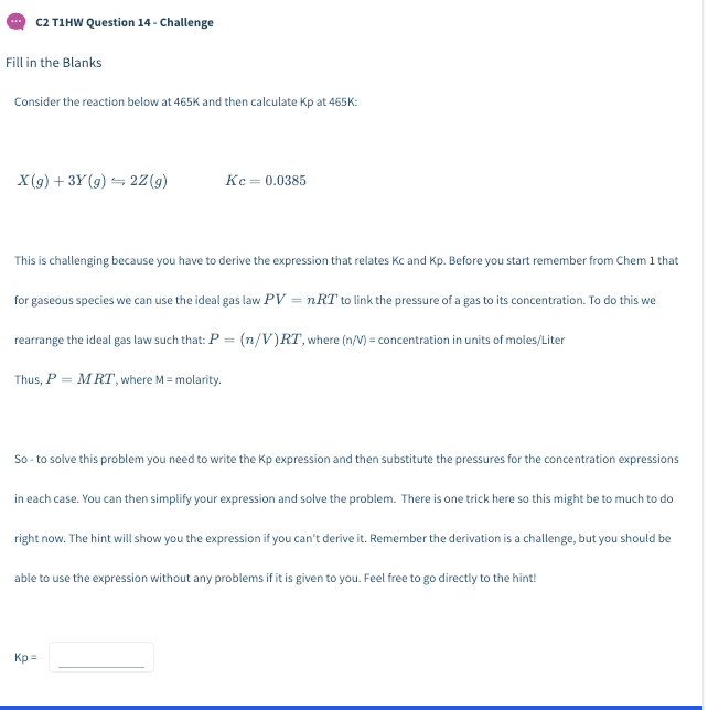 Solved C2tihw Question 14 Challenge Fill In The Blanks Co Chegg Com