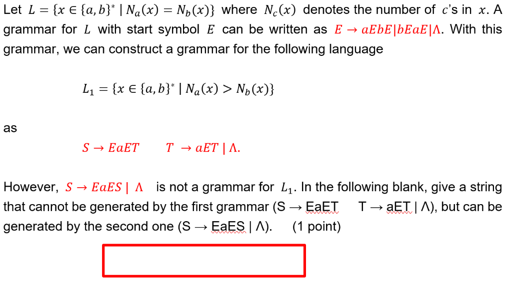 Solved Let L Xe A B Na X Nb X Where Nc X Denot Chegg Com