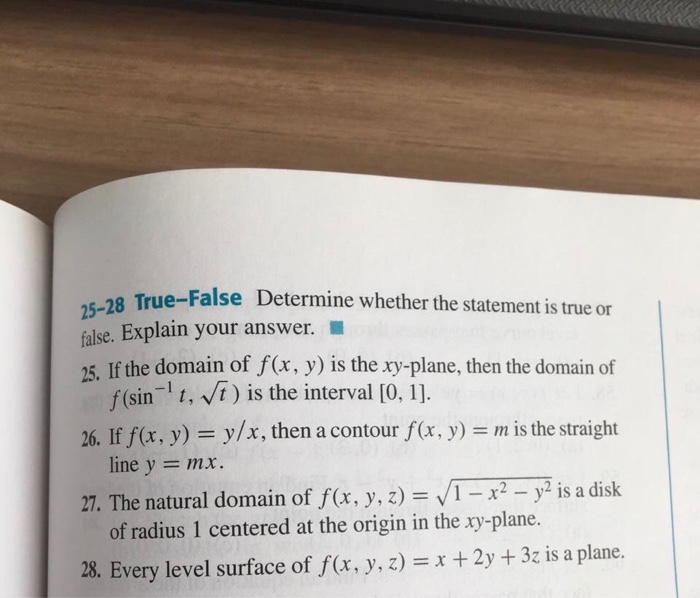 Solved Ue False Determine Whether The Statement Is True Or Chegg Com