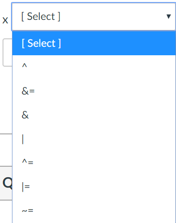 I Select ] [ Select ]