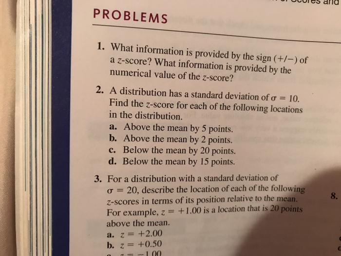 Oes Ahd Problems 1 What Information Is Provided By Chegg Com