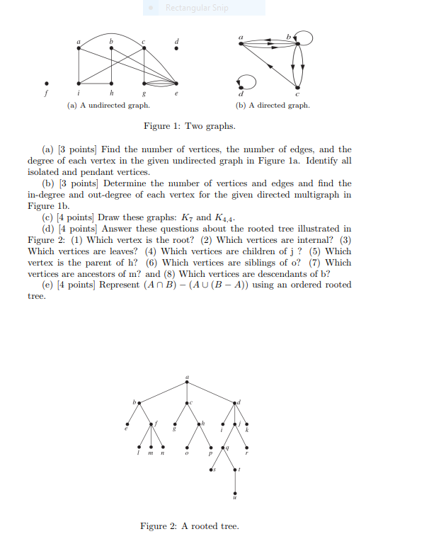 Ci A Undirected Graph B Directed Chegg Com - Which Is The Pendant Vertex In Given Graph