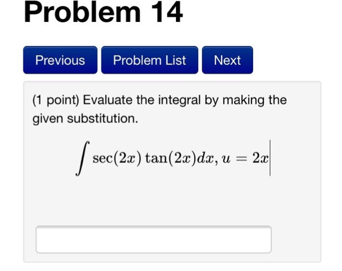 Solved Evaluate The Integral By Making The Given Substitu Chegg Com