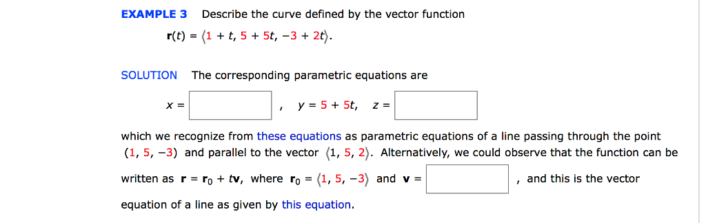 Solved Example 4 Sketch The Curve Whose Vector Equation I