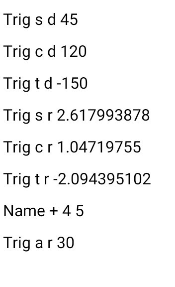 Trig s d 45 Trig 

<div class=