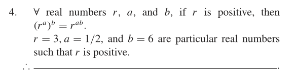 Solved 4 V Real Numbers R A And B If R Is Positive T Chegg Com