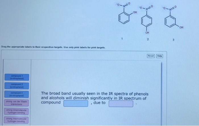 Solved 0 он он он Drag The Appropriate Labels To Their Re