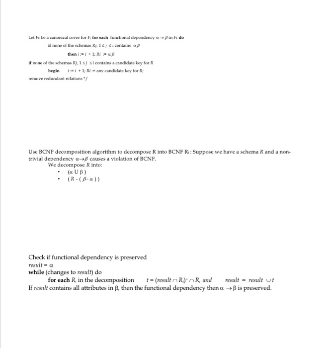 Part 4 Normalization And Functional Dependencies Chegg Com