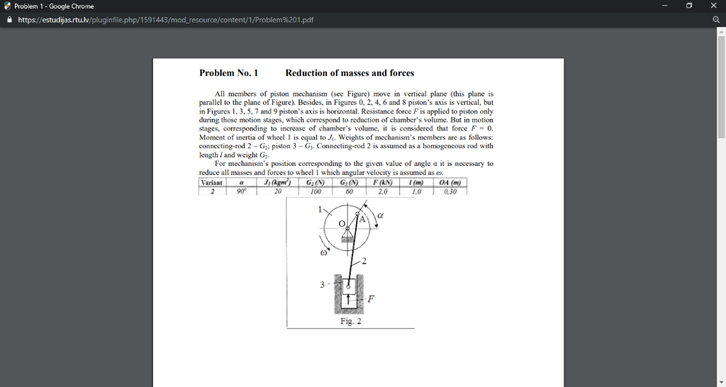 Problem 1 Google Chrome Https Estudijas Rtu Lv Chegg Com