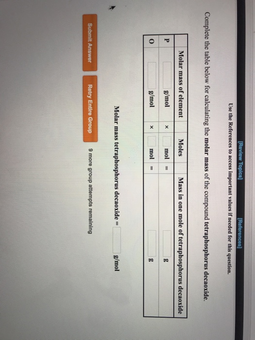 Solved Use The References To Access Important Values If N