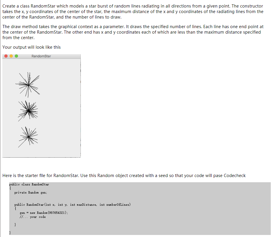 Solved Java Thank You Seprate To 3 Files 1 Randomstar J