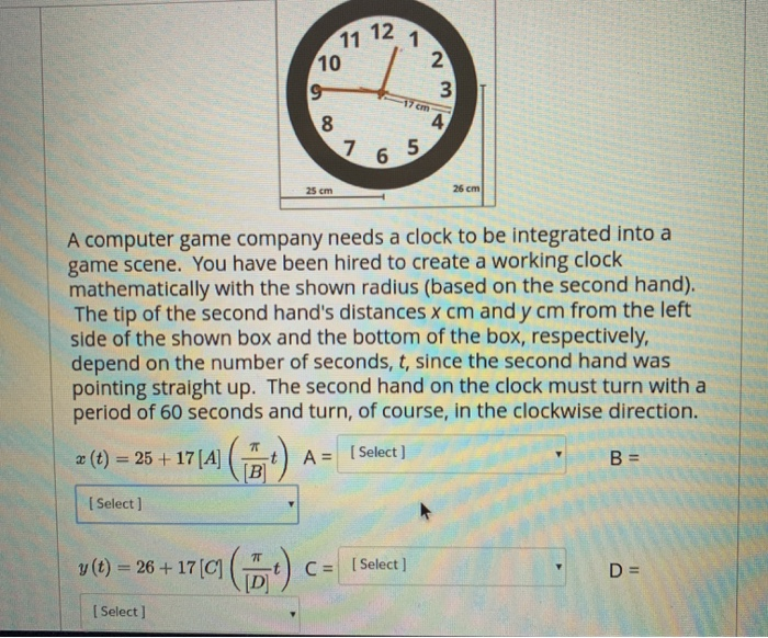 Solved 12 2 10 4 5 8 7 6 26 Cm 25 Cm A Computer Game Comp