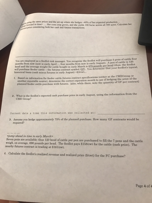 Name Agec 4333 Homework 6 Due Monday Apr 8 20 Chegg Com