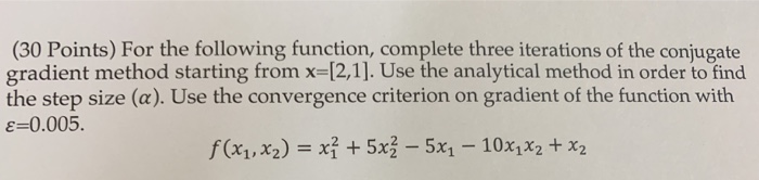 Conjugate gradient python picture