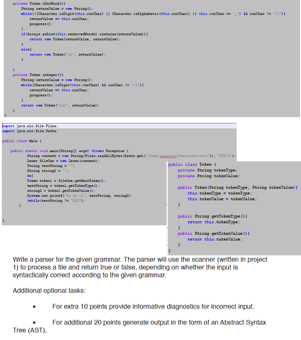 private Token iDorWord returnValue + this.curChar pzogzess0 if (Arrays.aslist(this.reservedWords).contains (returnWalue)) f e