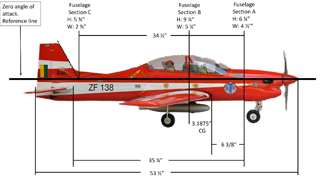 rc plane fuselage