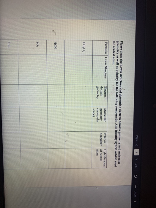 Solved Please Draw The Lewis Structure And Determine Elec