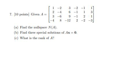 Solved 1 2 3 2 1 1 6 1 7 10 Points Given A12 4 1 21