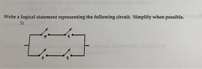 Write a logical statement representing the circuit 07 image