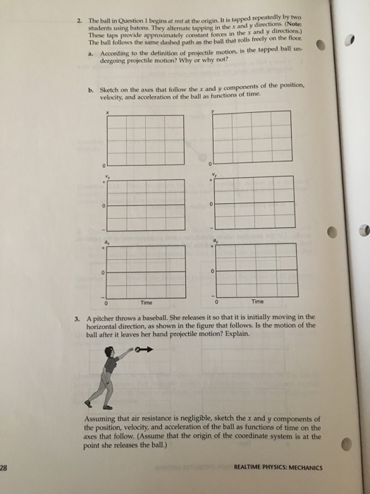 Projectile motion worksheet doc image