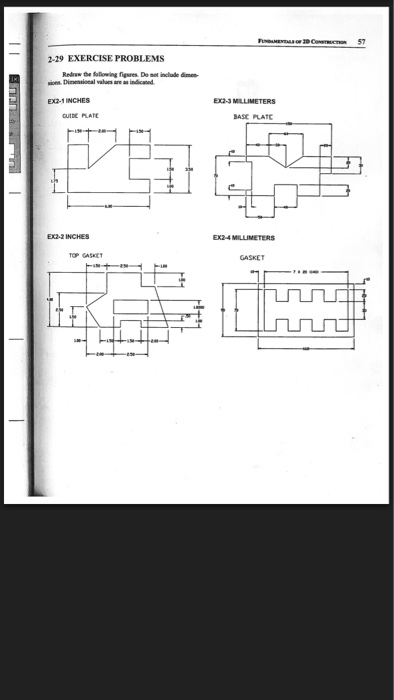 2 29 Exercise Problems Ex2 1 Inches Cuide Plate B Chegg Com