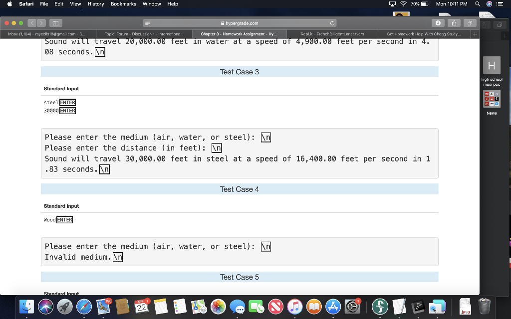 <i Safari File Edit View History Bookmarks Window Help 동令70% L: Q Mon 10:11 PM Inbox [1,104) -ayeells1@gmail.cam-G. Tapic: Fa