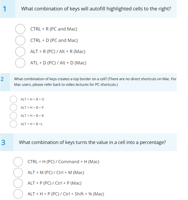 Solved 1 What Combination Of Keys Will Autofill Highlight Chegg Com