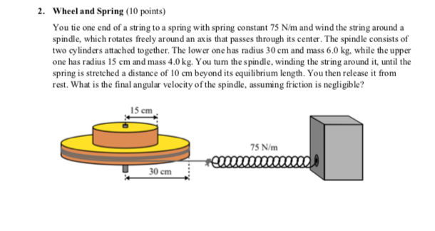 String Line with Spindle