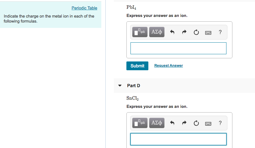 Solved Iodic Table Pbl Express Your Answer As An Ion Chegg Com