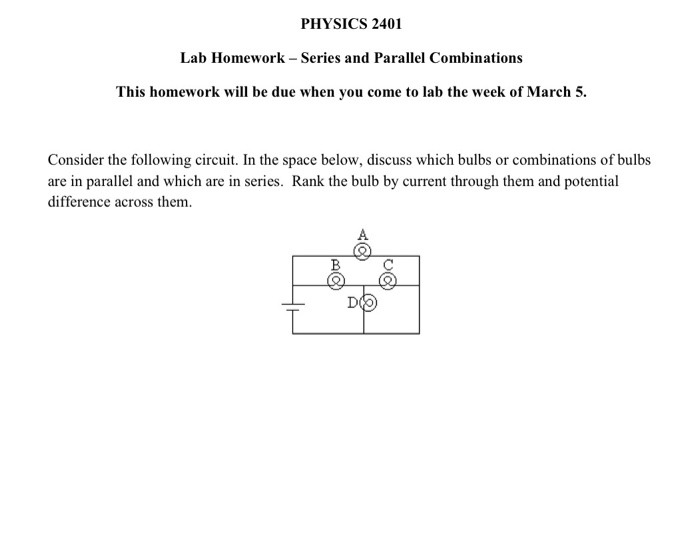 help physics parallel circuits homework