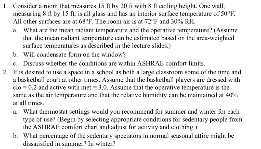 Solved 1 Consider A Room That Measures 15 Ft By 20 Ft Wi