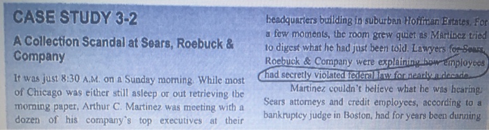 Реферат: Sears And Roebuck Company Essay Research Paper