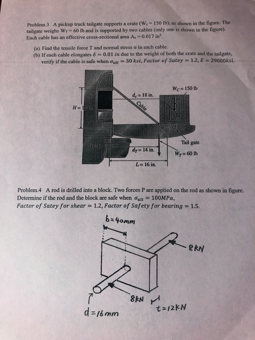 Problem I The Rigid Beam Is Supported A At A Chegg 