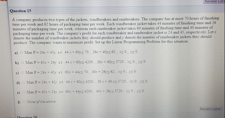 types of windbreakers