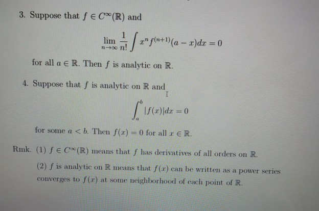 Solved 3 Suppose That F E Co R And For All A E R Then Chegg Com