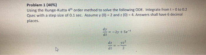 solved-problem-1-40-using-the-runge-kutta-4th-order-me-chegg